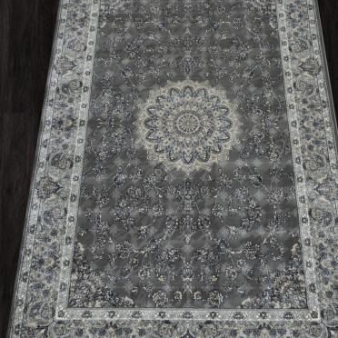 Ковер персидский 752065 Kashan (Хит-сет, серый)