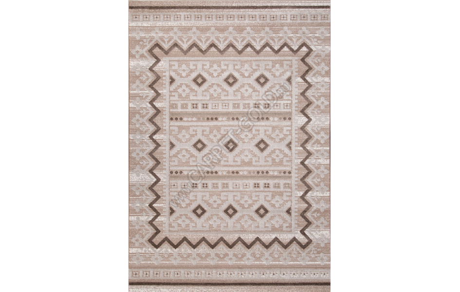 Ковер QP014 - WHITE / WHITE - Прямоугольник - коллекция ECLIPSE