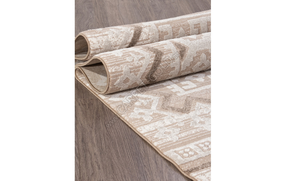 Ковер QP014 - WHITE / WHITE - Прямоугольник - коллекция ECLIPSE