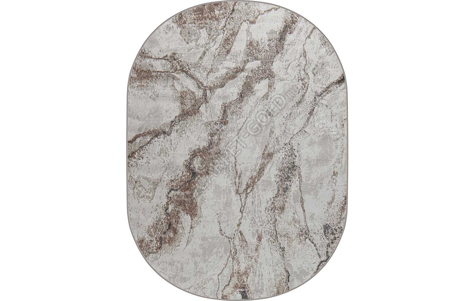 38552A OVAL GREY FLS / CREAM FLS Eliza