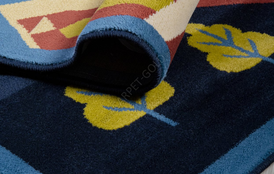 Ковер польский Angella Standard Budi navy blue