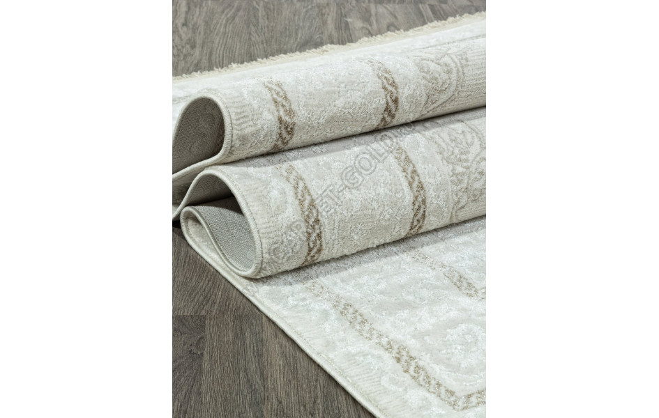 Ковер 26737A - CREAM / CREAM - Прямоугольник - коллекция RUBI