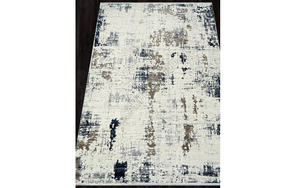 Ковер N2023A - CREAM / D.BLUE - Прямоугольник - коллекция POMPEI