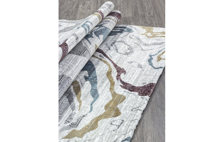 Ковер PN039G - GREY / GREY - Прямоугольник - коллекция PANAMA