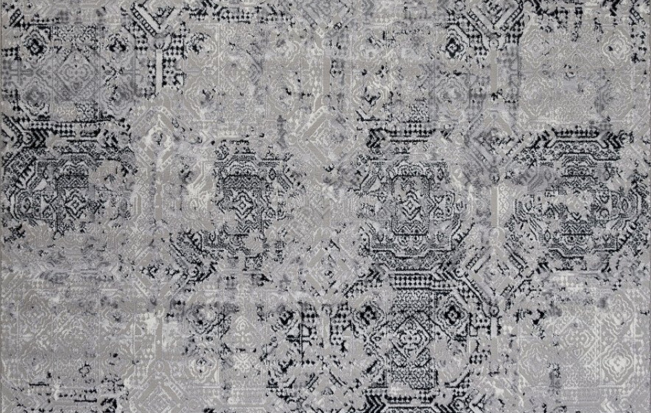 Ковер F281 - DARK GRAY - Прямоугольник - коллекция PALERMO