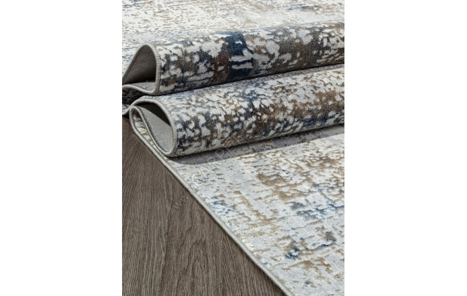 Ковер 00225H - GREY FDY / GREY HB - Прямоугольник - коллекция ASADU