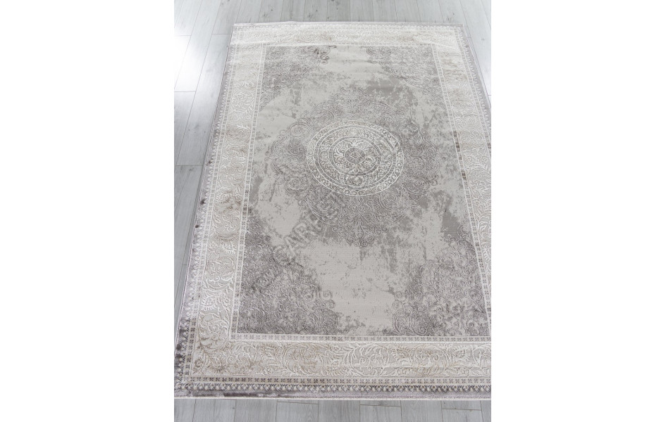 Ковер P0540 - L.GRAY / L.GRAY - Прямоугольник - коллекция LUCCI