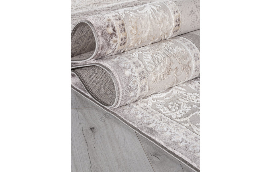 Ковер P0540 - L.GRAY / L.GRAY - Прямоугольник - коллекция LUCCI